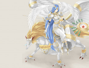 Картинка аниме yu-gi-oh существо девушка