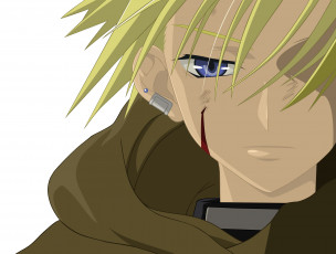 Картинка аниме 07+ghost парень