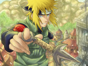Картинка аниме naruto минато