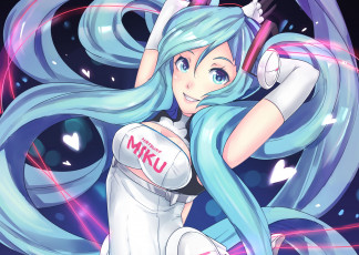 Картинка аниме vocaloid hatsune miku