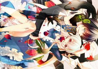 Картинка аниме kagerou+project девушка парень