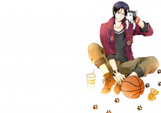 Картинка аниме kuroko+no+baske такао казунари