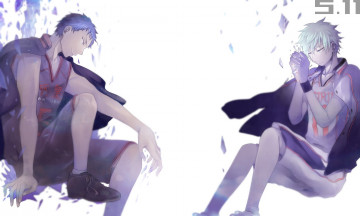 Картинка аниме kuroko+no+baske куроко тецуя аомине дайки