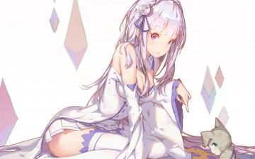 Картинка аниме re +zero+kara+hajimeru+isekai+seikatsu девушка