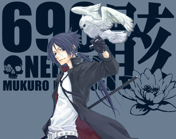 Обои картинки фото аниме, katekyo hitman reborn, парень, сова