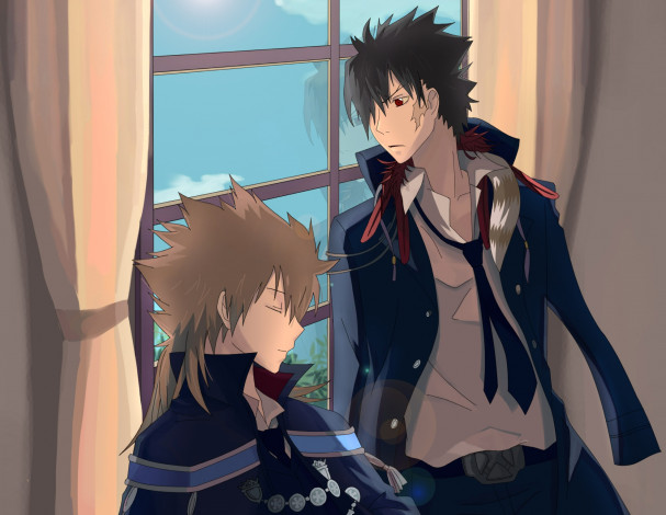 Обои картинки фото аниме, katekyo hitman reborn, парни