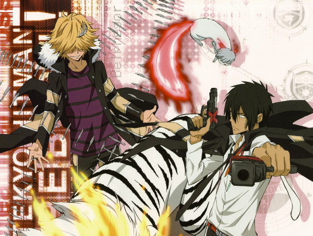 Обои картинки фото аниме, katekyo hitman reborn, парни