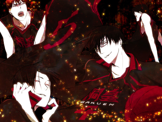 Обои картинки фото аниме, kuroko no baske, парни