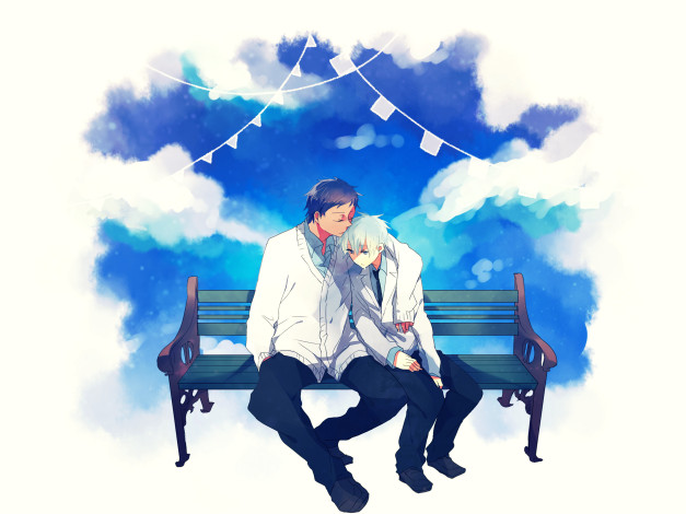 Обои картинки фото аниме, kuroko no baske, парни