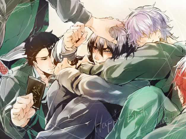 Обои картинки фото аниме, kuroko no baske, парни