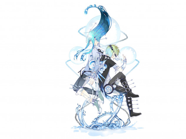 Обои картинки фото аниме, kagerou project, kano, shuuya, kido, tsubomi