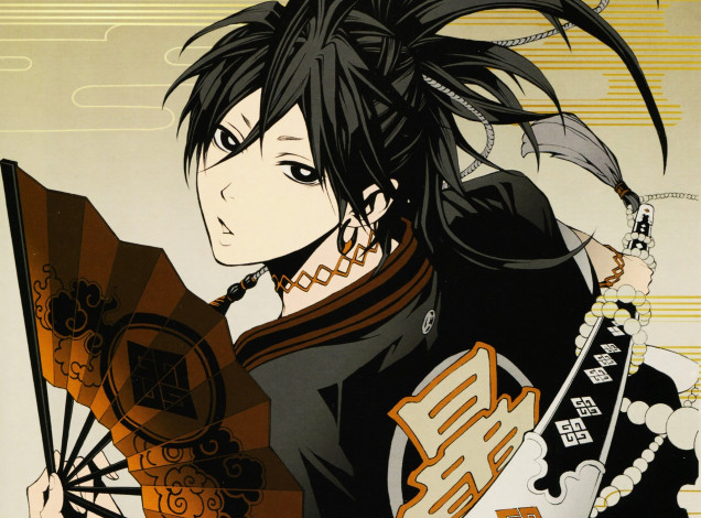 Обои картинки фото аниме, donten ni warau, смех, под, облаками, кумо, тенга