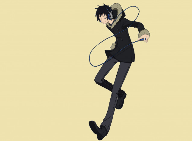 Обои картинки фото аниме, durarara, орихара, изая