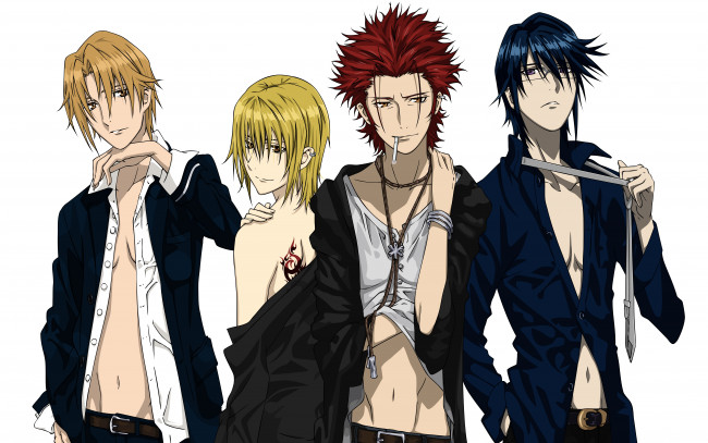 Обои картинки фото аниме, k project, парни