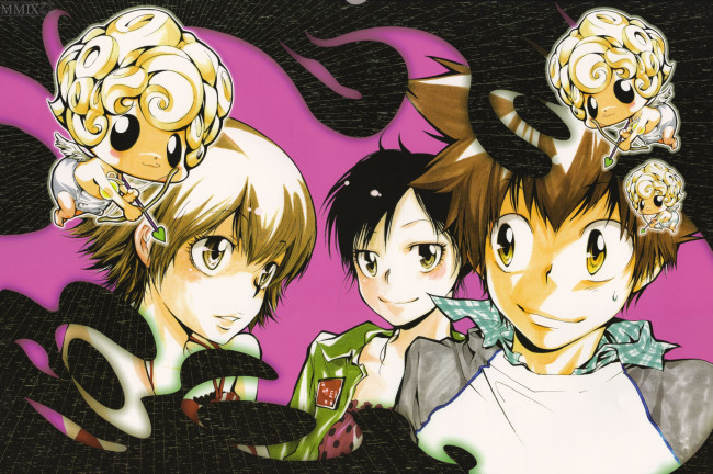 Обои картинки фото аниме, katekyo hitman reborn, персонажи