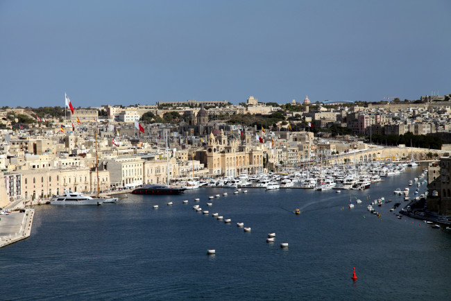 Обои картинки фото города, валетта , мальта, панорама