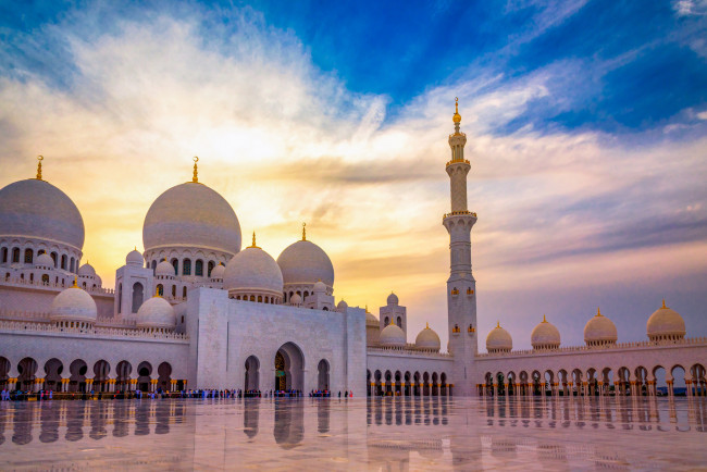 Обои картинки фото mosque abudhabi, города, - мечети,  медресе, мечеть