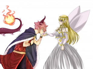 Картинка аниме fairy+tail люси нацу