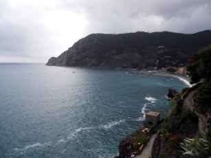 Картинка природа побережье залив горы