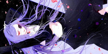 Картинка аниме unknown +другое падение демон красные глаза