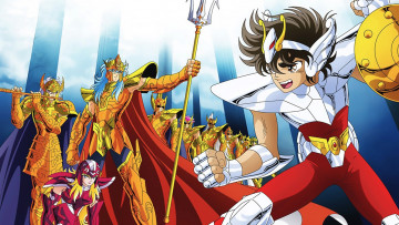 Картинка аниме saint+seiya персонажи