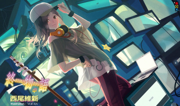 Картинка аниме bakemonogatari история чудовищ