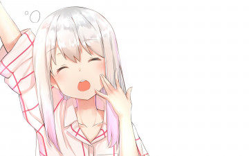 Картинка аниме eromanga-sensei девушка фон взгляд