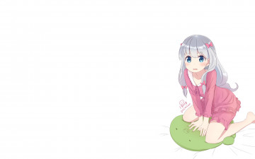 Картинка аниме eromanga-sensei фон взгляд девушка