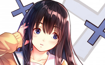 Картинка koe+no+katachi аниме девушка фон взгляд