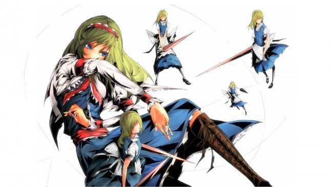 Обои картинки фото аниме, touhou, проект, восток