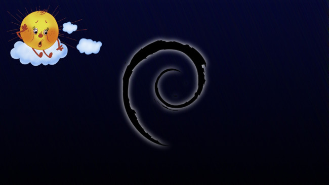 Обои картинки фото компьютеры, debian, фон, логотип