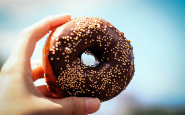 Обои картинки фото еда, хлеб,  выпечка, пончик, выпечка