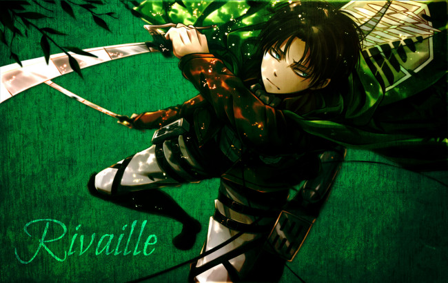 Обои картинки фото аниме, shingeki no kyojin, атака, титанов