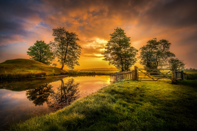 Обои картинки фото природа, восходы, закаты, рассвет