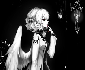 Картинка аниме touhou девушка