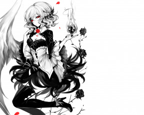 Картинка аниме touhou девушка