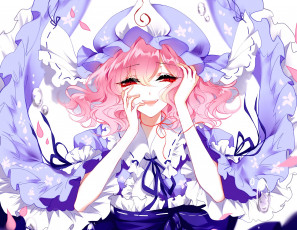 Картинка аниме touhou девушка