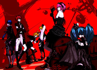 Картинка аниме vocaloid вокалоид