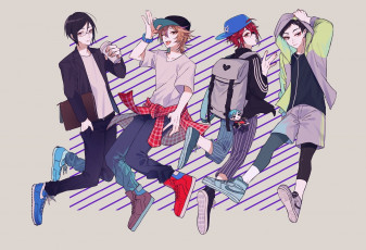 Картинка аниме touken+ranbu танец мечей