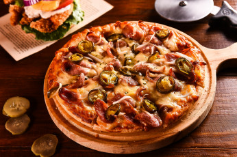 Картинка еда пицца снедь