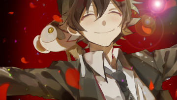 Картинка аниме kekkai+sensen парень