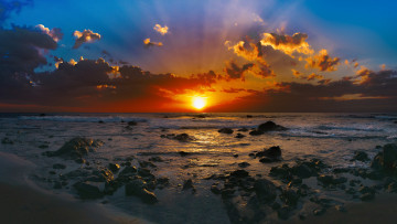 Картинка природа восходы закаты простор