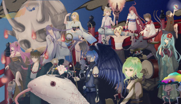 Картинка аниме vocaloid вокалоид