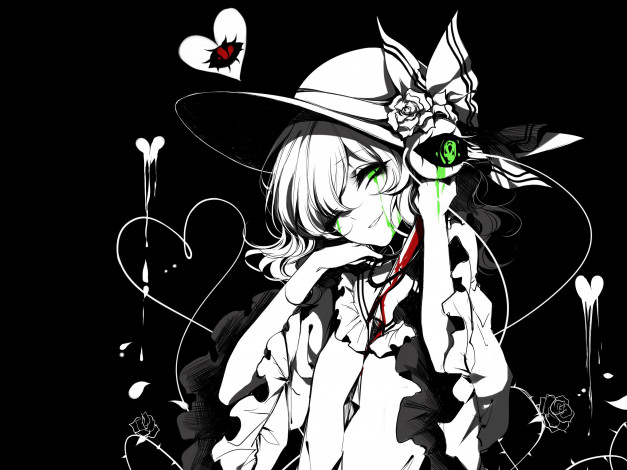 Обои картинки фото аниме, touhou, девушка