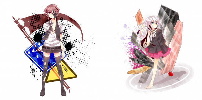 Обои картинки фото аниме, vocaloid, вокалоид