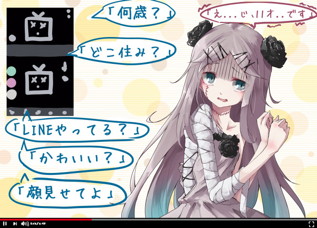 Обои картинки фото virtual youtuber, аниме, девушка