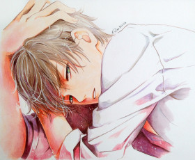 Картинка аниме shingeki+no+kyojin эрен