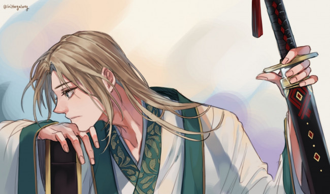 Обои картинки фото аниме, akatsuki no yona, парень