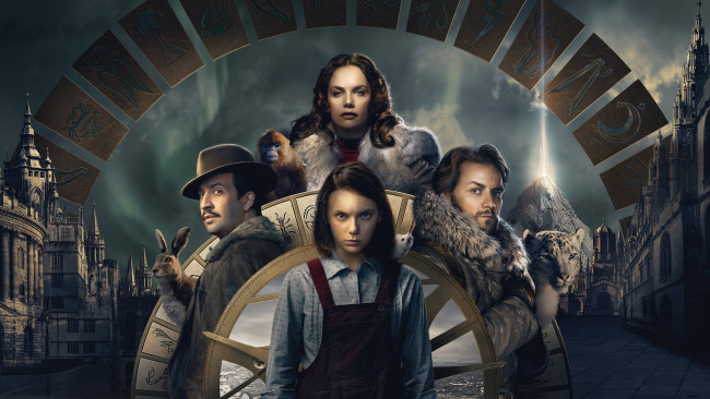 Обои картинки фото his dark materials , 2019-, кино фильмы, -unknown , другое, темные, начала, сериал, постер, фэнтези, драма, дафни, кин, джеймс, макэвой
