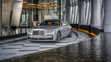 Картинка автомобили rolls-royce rolls royce ghost ewb 2021 лимузин премиум класс